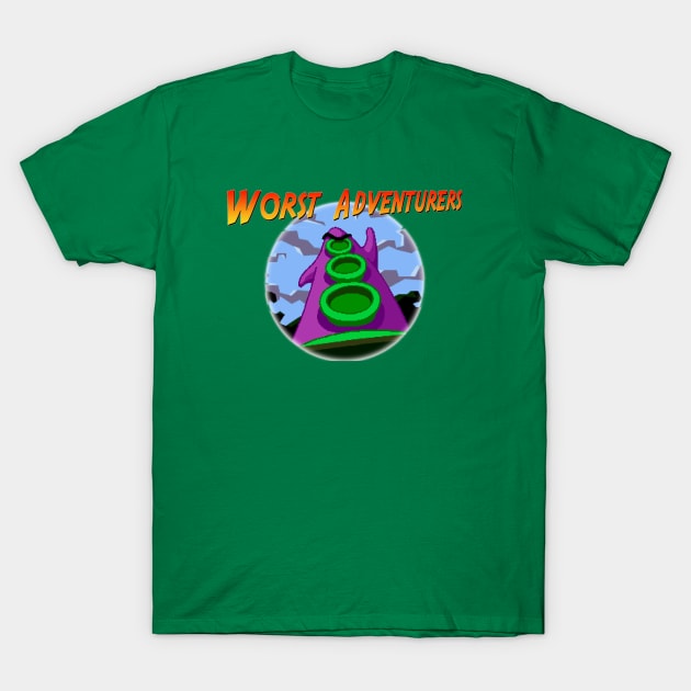 WORST ADVENTURERS Purple Tentacle T-Shirt by haegifrq